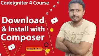 Download and install the Codeigniter 4 via composer | Codeigniter  4 Tutorials 2022 | ci4 download