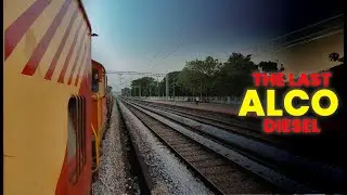 The last ALCO diesel of Mangalore - a short train journey behind a chugging diesel engine