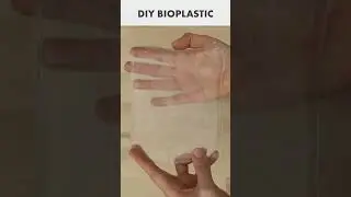 Homemade Bioplastic : potato starch recipe
