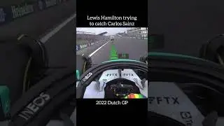 Lewis Hamilton Onboard Trying To Catch Carlos Sainz | 2022 Dutch GP