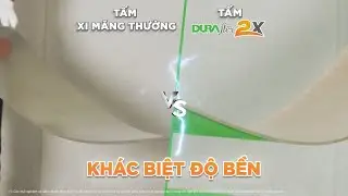 So s&aacute;nh DURAflex v&agrave; tấm xi măng th&ocirc;ng thường | Thử th&aacute;ch độ bền uốn cong