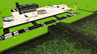 Defending a Top Secret Airport from Billions of Zombies in Swarmz!