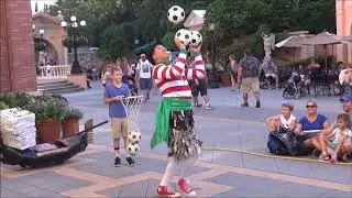 Sergio Mime & Juggler Full Show Italy Pavilion Epcot