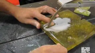 Cutting curves in glass with the Gemini Revolution XT ring saw