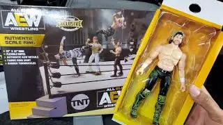 AEW AUTHENTIC SCALE RING RINGSIDE EXCLUSIVE UNBOXING