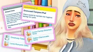 HAVE PERIODS, TURN ONS & TURN OFFS, TALENTS😮😍 // THE SIMS 4 | SLICE OF LIFE MOD UPDATE