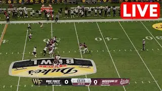 🔴 Wake Forest Demon Deacons vs Mississippi State Bulldogs | Duke's Mayo Bowl NCAAF 2026   CFB26 Sim