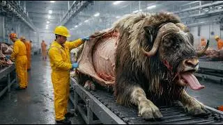 Inside the Ovibos Moschatus Factory: From Rare Wool to Luxury Winter Jackets (Full Process)