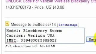 Ebay Unlocking - How to Purchase an UNLOCK CODE