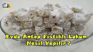 Lokum yapımı bu kadar ucuz olamaz😯 Evde Antep Fıstıklı lokum tarifi