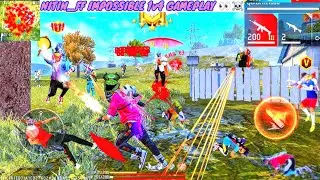 One tap headshot free fire duo vs squad ranked gameplay 2 finger handcam in Poco x6 pro