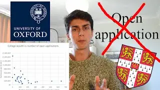 Why you shouldn't do an open application to Oxbridge