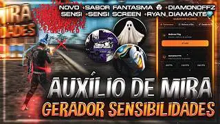 Novo🎯 SABOR AUXILIO DE MIRA FREEFIRE📲⚙️GERADOR DE SENSIBILIDADE - PACK DE SENSI ANDROID E IPHONE