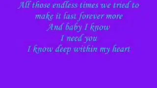 I need you tonight