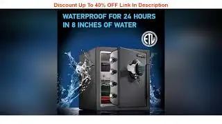 ✓ SentrySafe SFW123GDC Fireproof Safe and Waterproof Safe with Digital Keypad 1.23 Cubic Feet, Gun