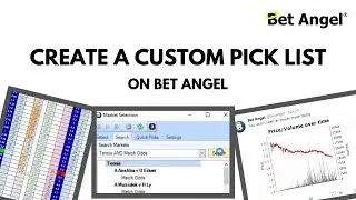 Betfair trading - Creating a custom quick pick list in Bet Angel