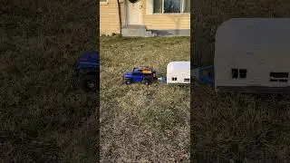 traxxas TRX-4 pulling doubles. hobbywing fusion pro brushless