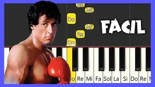 Rocky Balboa - Música de entrenamiento - TUTORIAL PIANO FÁCIL