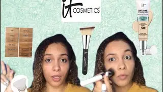IT COSMETICS BYE BYE FOUNDATION OIL FREE MATTE & COMPLEXION BRUSH REVIEW + WEAR TEST | Ry Leeana