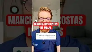 MANCHA NAS COSTAS H&Aacute; MESES ? #mancharoxa #melanoma #cancerdepele