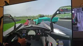 Iracing Ford spec racer at Oulton Park #PC gaming #Racing sim. Moza direct drive 