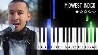 Twenty One Pilots - Midwest Indigo - EASY Piano Tutorial