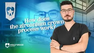 How does the zirconium crown process work?  | Hollywood Dental Izmir