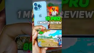 Refurbished 🔥 iphone 15 pro -1 Month Gaming Review | Iphone 15 Pro Bgmi 120 Fps Test | Iphone 15 pro