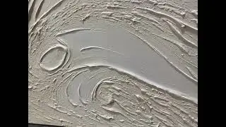 Original Hand Painted White Beach Oil Painting on Canvas, Large Abstract Ocean Waves Painting