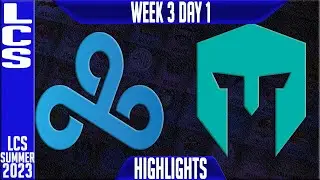 C9 vs IMT Highlights | LCS Summer 2023 W3D1 | Cloud9 vs Immortals