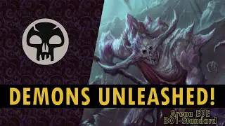 MONO BLACK DEMONS UNLEASHED! 😈 Mono Black Deck DESTROYS MTG Arena!