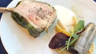 Carré de veau bord de mer, blinis de céleri et légumes d’hiver d’Éric Guérin - Les Carnets de Julie