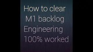 tips to clear M1 backlog in engineering