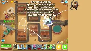 BTD6 - Golden Bloon farming - The easiest strat