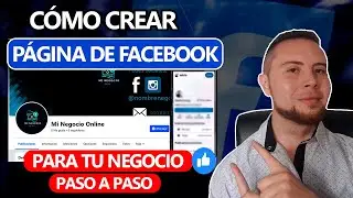 Cómo Crear PÁGINA de FACEBOOK para NEGOCIO✅ 2026