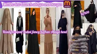 meesho new launch Abaya and ready to wear dubai fancy burqua unboxing 😊 Affordable price??#ytshorts