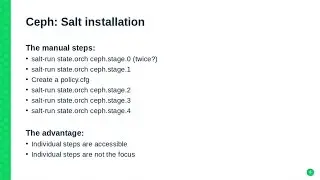 TUT89744 Simply Installing Ceph with Salt and openATTIC