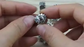 Hex External Tooth K-Lock Nut Stainless Steel Washer