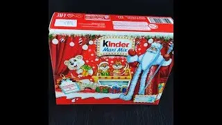 Kinder Maxi Mix!!! Распаковка новогоднего подарка Киндер