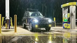 Yellow LED fog lights install & Rooftop tent on Range Rover L322