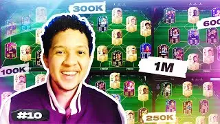 I BUILD YOUR TEAMS! FIFA 22 100K, 150K, 200K, 250K, 300K, 500K, 600K, 1M HYBRID SQUAD BUILDER