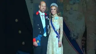 Wow! Catherine Has a Mic Drop Princess Moment at State Banquet in Gold Gown and Tiara.