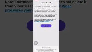 How to #Request #ask your #Personal Data on #Viber #account #personalinformation #chats #viralshort