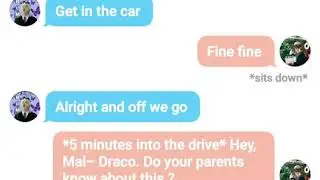 Drarry texting story part 3 :) 💚❤ Read description!