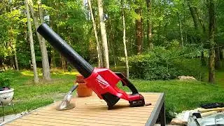 Milwaukee M18 FUEL, 120 миль в час, 450 кубических футов в минуту, 18-вольтовая литий-ионная бесщеточная беспроводная портативная воздуходувка