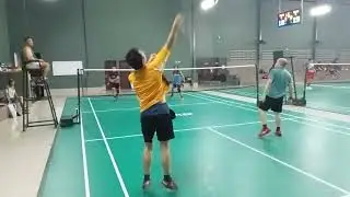 Mabar badminton di Lap Atlas Palembang 29 Des 25 (Nico/Morris vs Adi/Rahman)