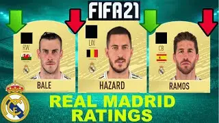 FIFA 21 | REAL MADRID PLAYER RATINGS | HAZARD, BALE, RAMOS...etc