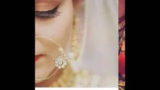 simple nath design/gold bathua design