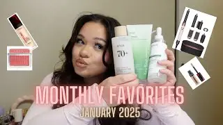 MONTHLY FAVORITES: january 2025! makeup, skincare, hair products, and more! | Katie Nasaire