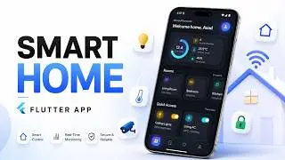 Smart Home App UI Design in Flutter | Modern Home Automation